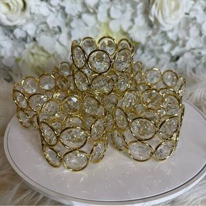Crystal Bead Napkin Rings